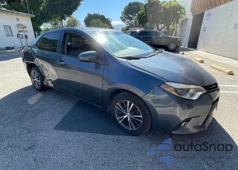 2016 Toyota Corolla L из США, поврежденный, VIN 5YFBURHE0GP567326